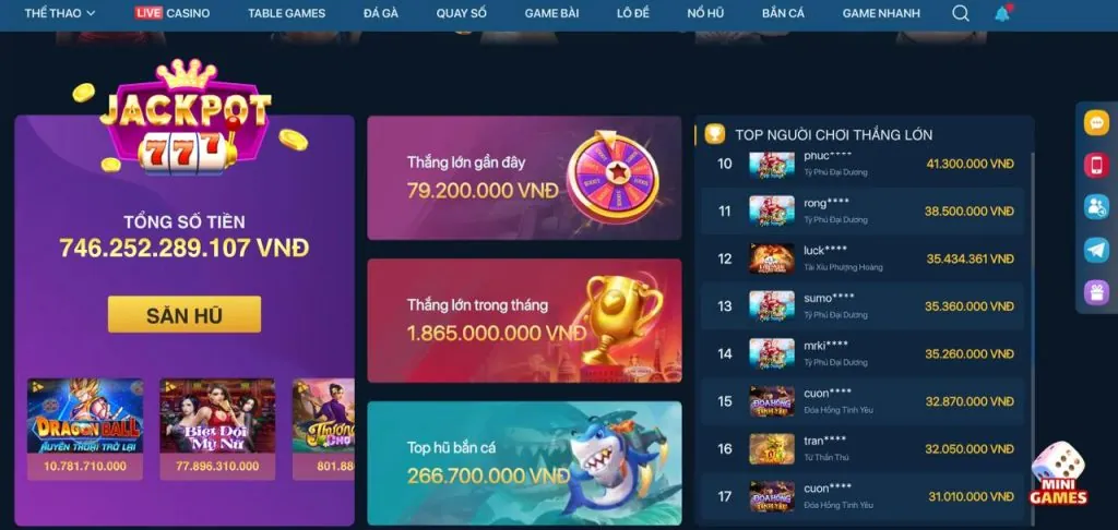 Các lựa chọn cược Sic Bo